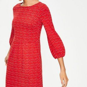 Boden Odelia Jersey Dress Star Print